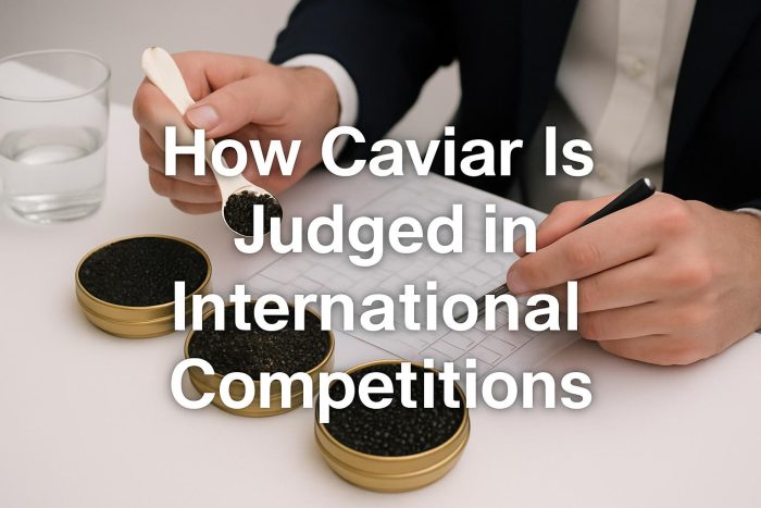 How Caviar Is Judged in International Competitions