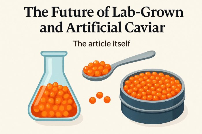 The Future of Lab-Grown and Artificial Caviar