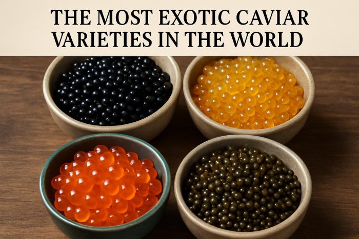 The Most Exotic Caviar Varieties in the World