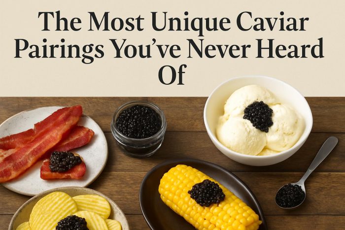 The Most Unique Caviar Pairings You’ve Never Heard Of