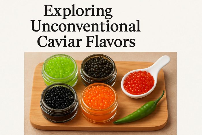 The Most Unusual Caviar Flavors on the Market