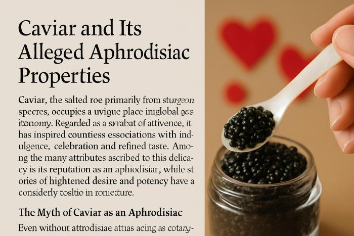The Myths and Facts About Caviar’s Aphrodisiac Qualities