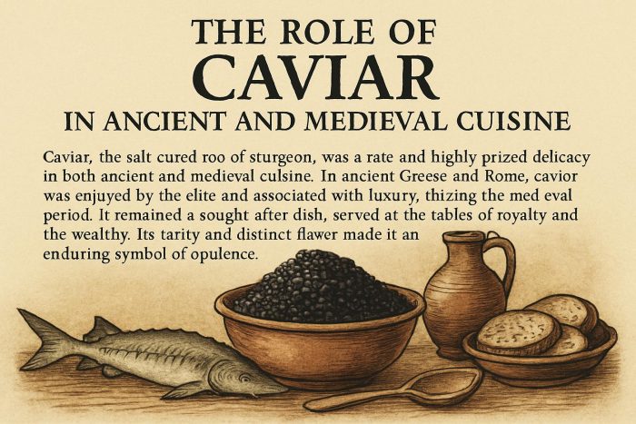 The Role of Caviar in Ancient and Medieval Cuisine
