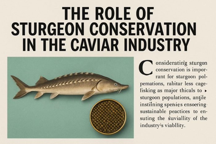 The Role of Sturgeon Conservation in the Caviar Industry